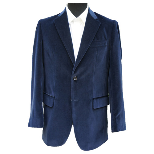 Navy Blue Velvet Jacket